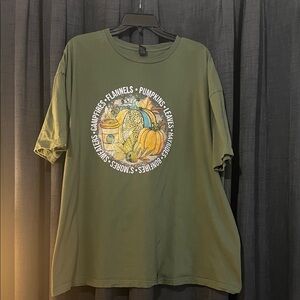 Gildan Olive Green Short Sleeve Tee